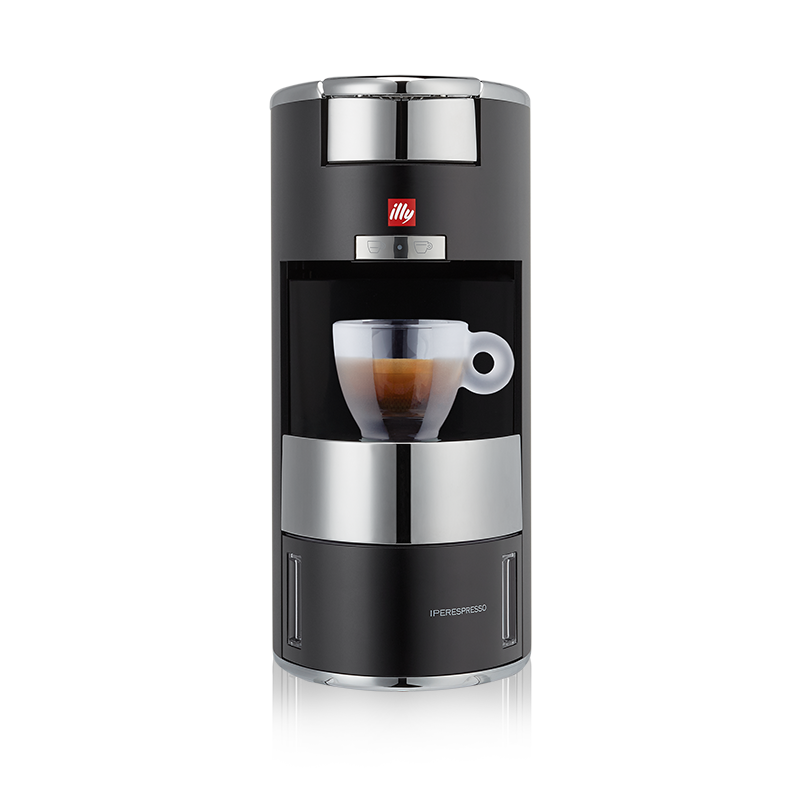 illy Malaysia X9 Coffee Machine for Home Silver & Black - Capsule Coffee Italian Design