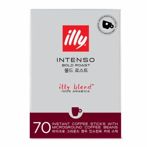 illy Intenso Instant Coffee Sticks Large Size illy Malaysia - 70 Sticks