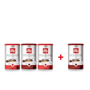 illy Malaysia Instant Coffee Cans -95g 3+1 Bundle offer