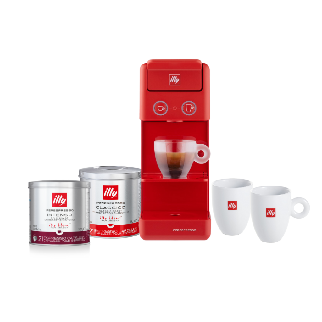 Starter Pack Y3.3 iperEspresso Machine Red illy Malaysia