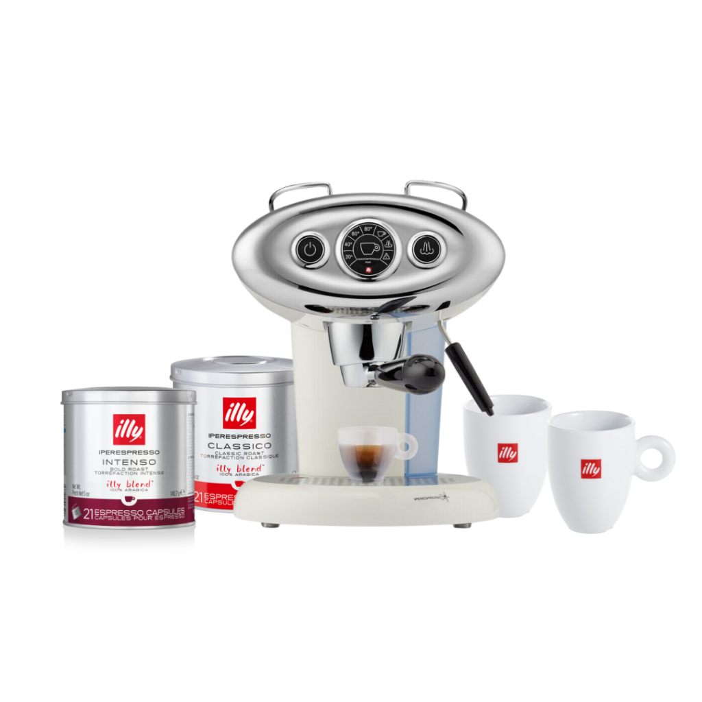 Luxury Starter Pack X7.1 iperEspresso Machine White illy Malaysia