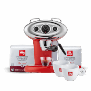 Luxury Starter Pack: X7.1 iperEspresso Machine - Red