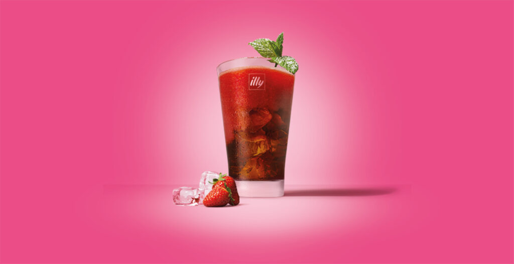 Freshness Blossoming on Your Lips: Dive into the Delicious World of illy seasonal drink Strawberry Kiss