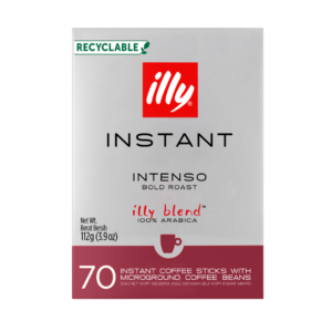 illy Instant Coffee Sticks 1.6g 70s - Intenso Pack of 12