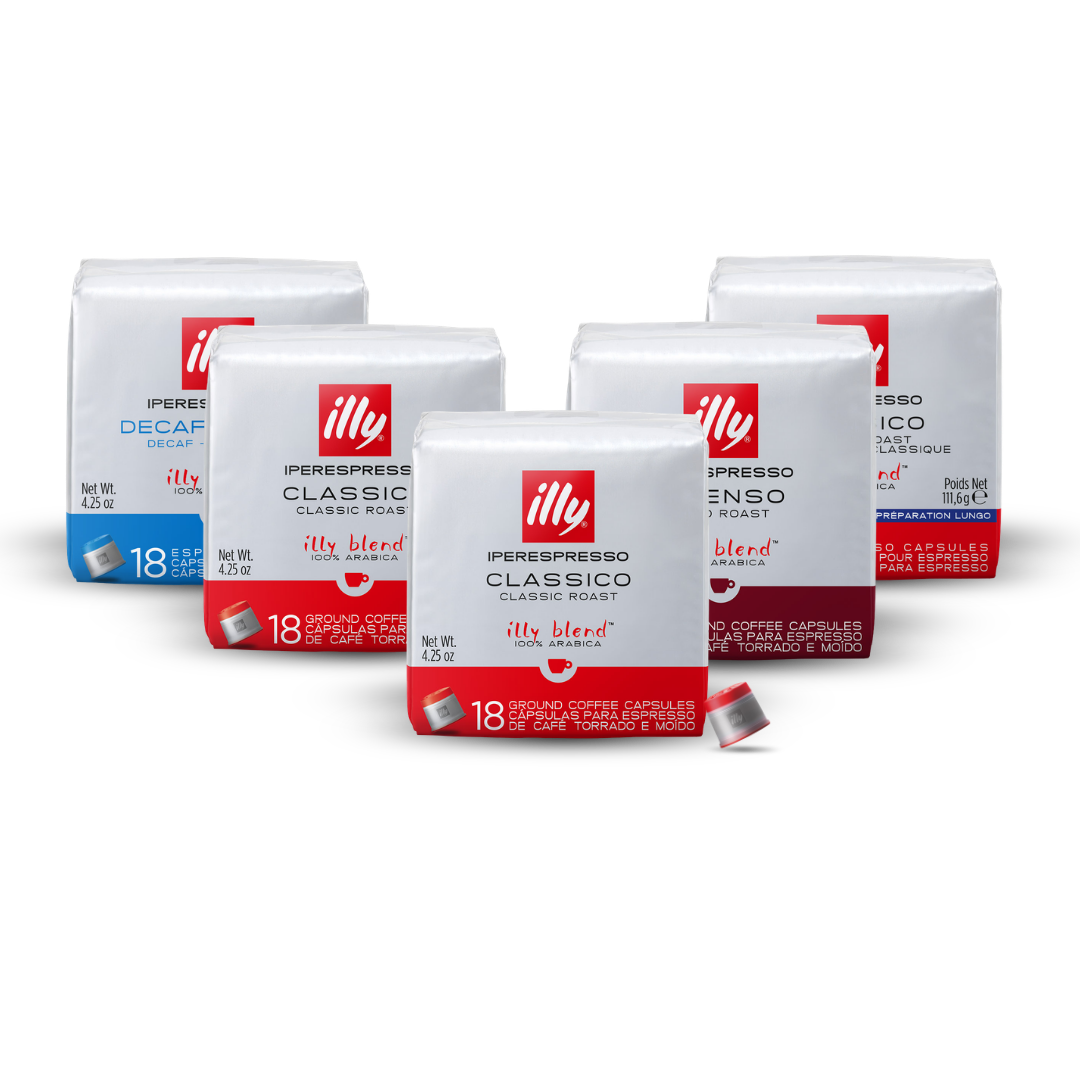 Bundle of 5 - illy iperEspresso Capsules 18's