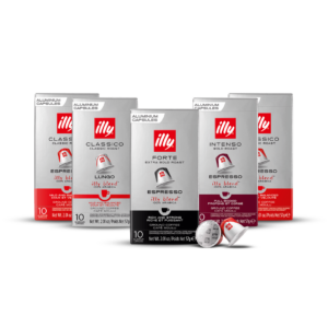 Bundle of 5: illy Espresso Compatible Capsules