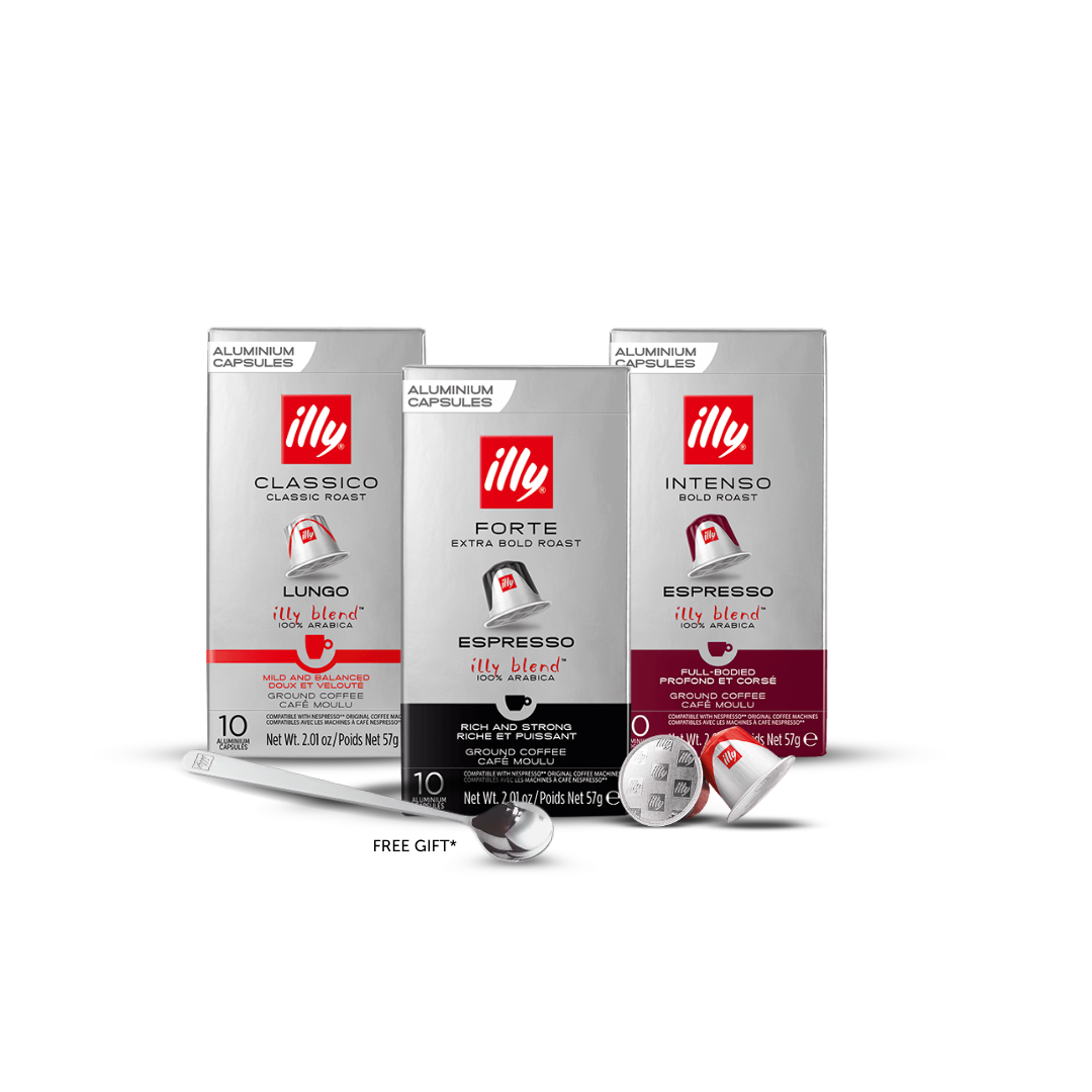 One Shot One Goal: illy Espresso Compatible Capsules - Pack of 3